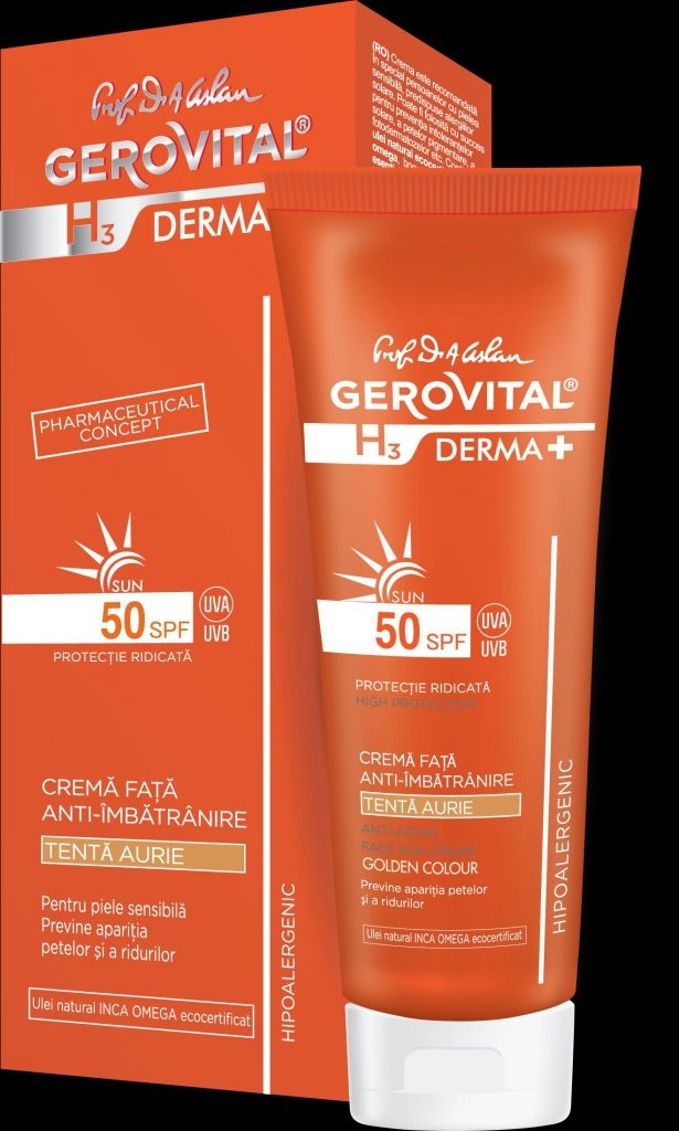 (P) Două noi produse dermatocosmetice, în gama Gerovital H3 DERMA+ SUN 