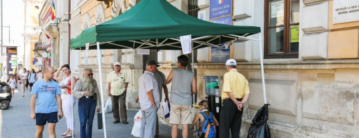 Canicula a pus stăpânire pe Cluj