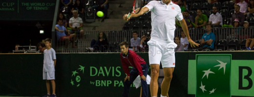 Marius Copil a pierdut în cinci seturi în faţa lui Feliciano Lopez. FOTO Saul Pop