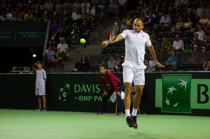 Marius Copil a pierdut în cinci seturi în faţa lui Feliciano Lopez. FOTO Saul Pop