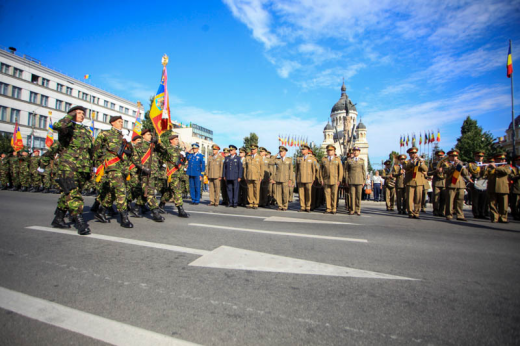 Divizia 4 Infanterie Gemina a sărbătorit miercuri 100 de ani de existenţă. Foto Saul Pop