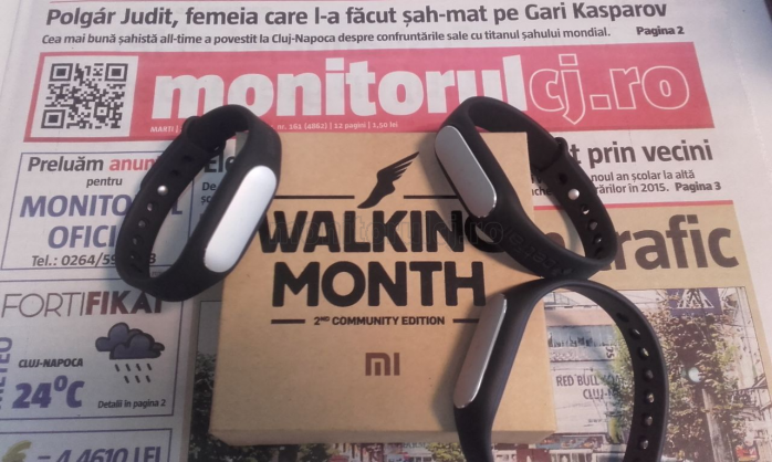 Monitorul de Cluj s-a înscris în campania Walking Month. Ajutăm copiii care nu pot să păseaşcă