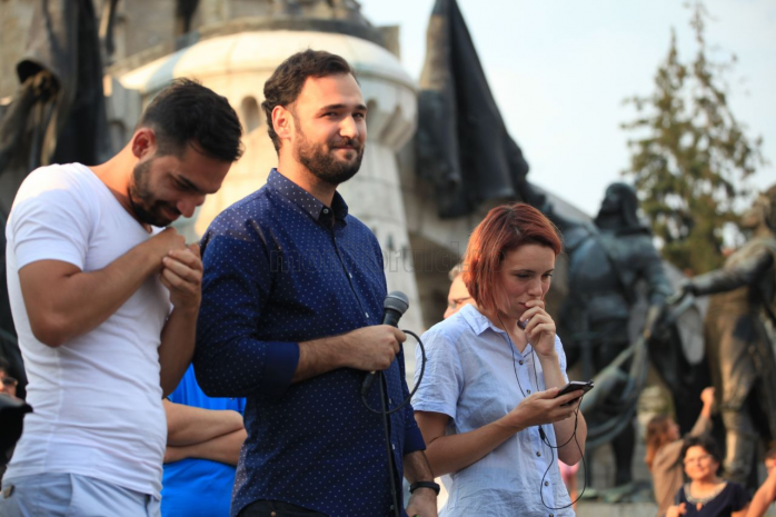 Cristian Hordilă (în centru) a fost maestrul de ceremonii. FOTO Saul Pop