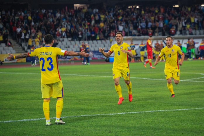 România a remizat în septembrie cu Muntenegru, 1-1, pe Cluj Arena. FOTO / Arhivă Monitorul