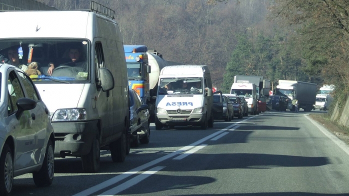 Trafic blocat pe DN1, sursa foto: tvr1