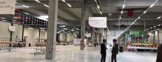 Fabrica de componente pentru Airbus, inaugurată la Cluj sursa foto Facebook turdanews.ro