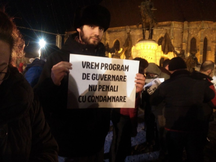 Protestele continua la Cluj