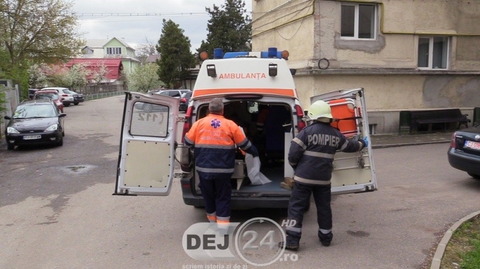 Muncitor RĂNIT la barajul de la Mănăstirea, transportat de urgență la spital   sursa foto dej24.ro