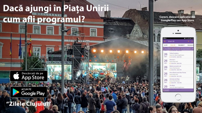 Prima aplicație mobilă pentru Zilele Clujului