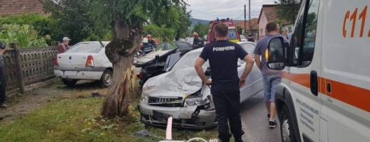 ACCIDENT MORTAL la Gherla, din cauza neacordării de prioritate  sursa foto dej24.ro