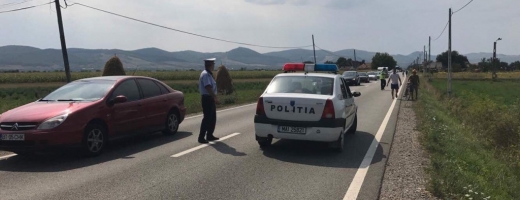 ACCIDENT în Cășeiu. Biciclist RĂNIT GRAV după ce a fost lovit de o mașină  sursa foto dej24.ro