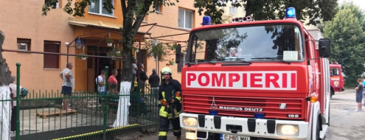 Incendiu într-un spațiu comercial din Câmpia Turzii. Şapte persoane evacuate, 26 s-au autoevacuat sursa foto Facebook isu cluj