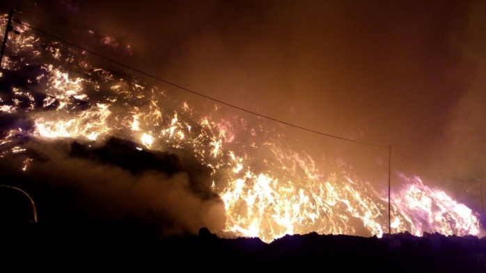 Incendiul de la rampa de gunoi. A fost deschis dosar penal pentru distrugere.