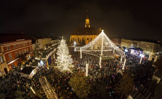 Programul de la Târgul de Crăciun din Cluj, anulat pe perioada doliului național