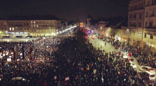 Sursă foto: Facebook Umbrela Anticorupție Cluj‎