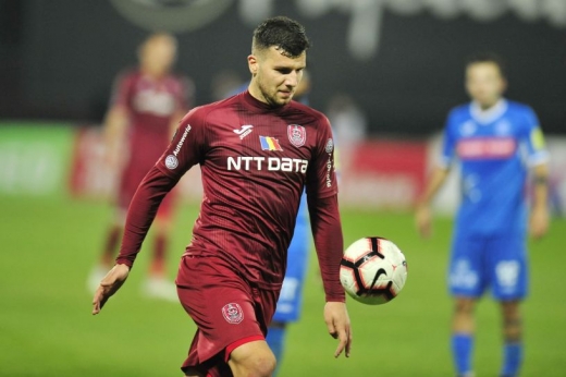 George Ţucudean în tricoul lui CFR Cluj