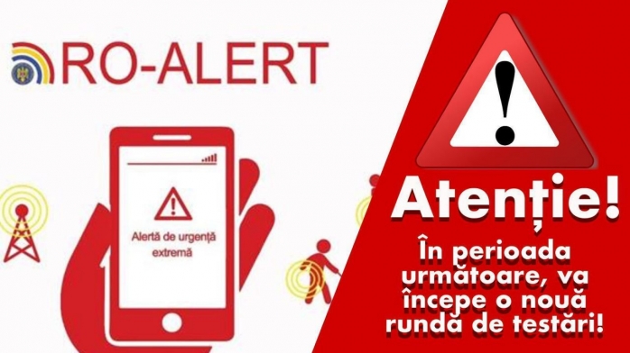 Nu vă speriați! Sistemul RO-ALERT intră într-o nouă rundă de testări