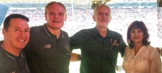 Liderul Opoziției britanice, în tribune la CFR Cluj-Celtic. Ce caută Corbyn în Transilvania?