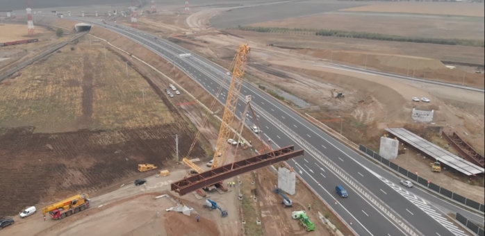 Lucrări intense la Sebeș, primii pași pentru a conecta autostrăzile A1 și A10 Sebeș-Turda