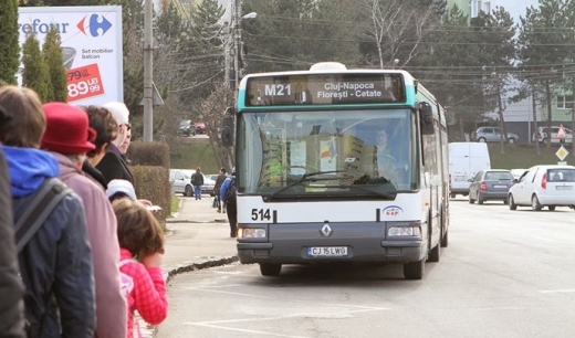 Modificări în traseul liniei M21 dinspre Florești