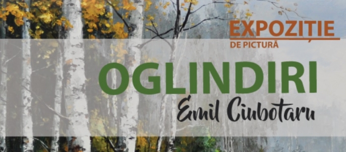 Foaierul Casei Universitarilor, gazda expoziției de pictură „Oglindiri” de Emil Ciubotaru