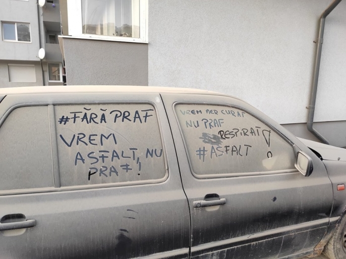 Localnicii din Florești pun piciorul în prag și ies în stradă pentru asfaltarea Drumului de Sud, sursă foto: Facebook