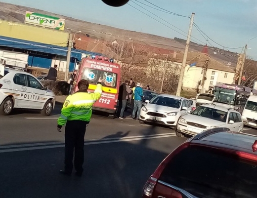 Accident la podul IRA, patru mașini au fost „șifonate”, sursă foto: Facebook Info Trafic jud. Cluj