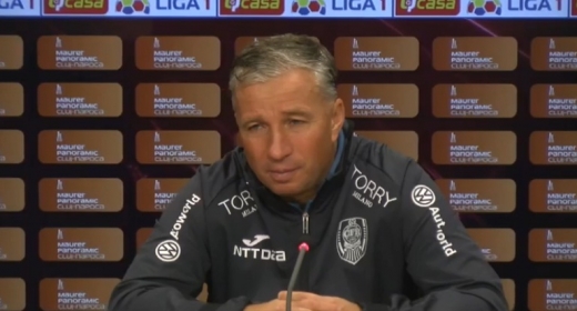 Dan Petrescu, înaintea duelului cu „lanterna” Voluntari: „Incredibil, ce joc bun au!”, sursă foto: captură video Facebook CFR Cluj