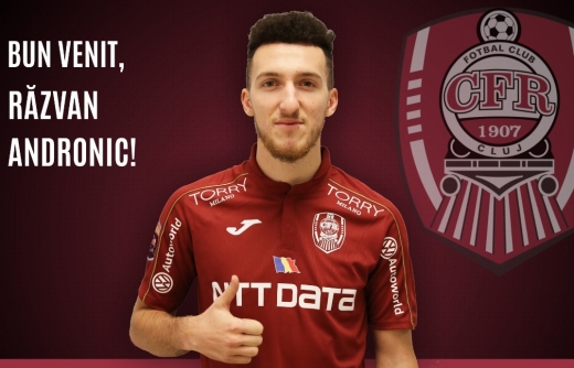 CFR Cluj, încă un transfer pentru al treilea titlu consecutiv. Petrescu întărește „garda” U21, sursă foto: CFR Cluj