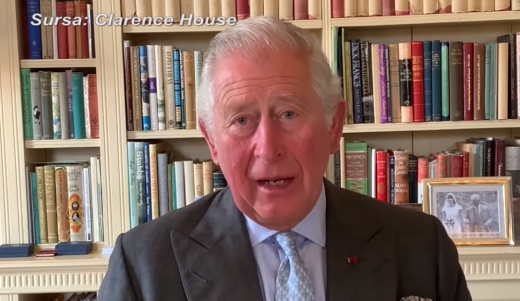 Prințul Charles de Wales, mesaj adresat românilor de Paștele Ortodox: „Mi-e dor să revin la voi!”, sursă foto: captură video Clarence House