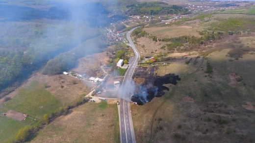 Pompierii clujeni luptă cu incendiile de vegaţie! Trei solicitări în doar câteva ore. FOTO