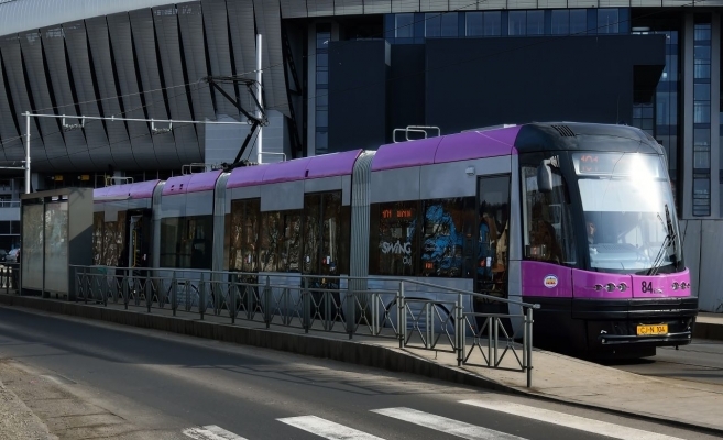 VIDEO. Primul tramvai Astra a ajuns la Cluj! Alte 11 vor fi livrate în cursul anului