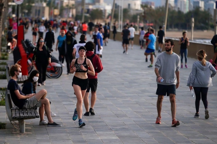 Barcelona, viața revine la normal. De azi ai voie să faci mișcare individual