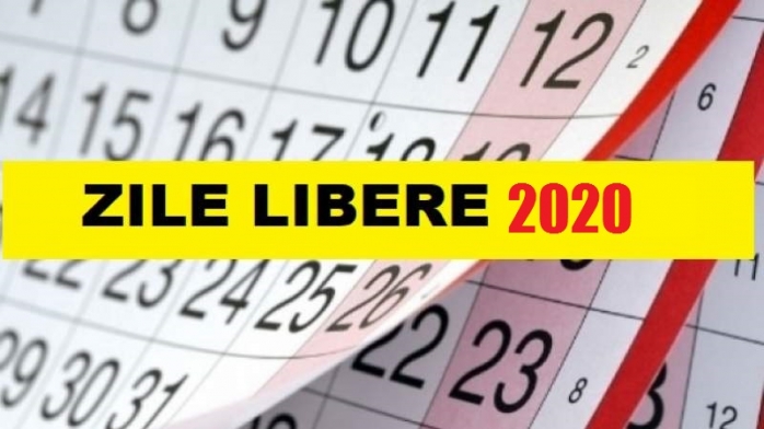 Calendarul zilelor libere acordate în 2020 de Guvern