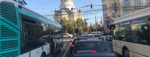 Trafic intens în Cluj-Napoca