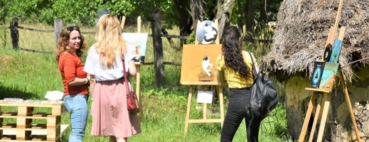 Expoziția de artă din Parcul Etnografic a fost pe placul clujenilor