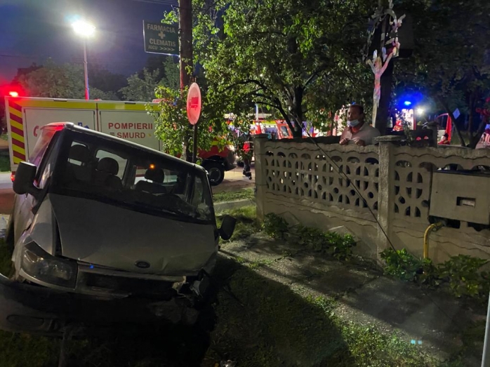 Accident la Jucu de Sus. Trei persoane au ajuns la spital