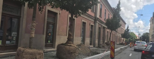 SURPRIZĂ plăcută în centrul Clujului. Ce a apărut pe strada Napoca?, foto: Facebook Mircea Crăciun 