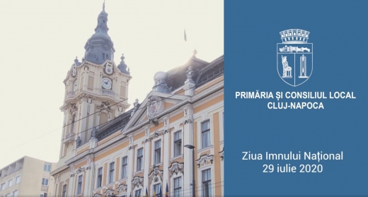 VIDEO. Ziua Imnului, sărbătorită la Cluj într-un mod inedit. Melodia a răsunat din turnul Primăriei