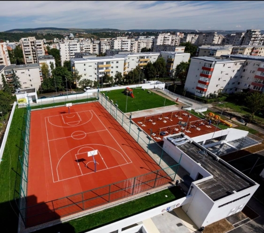  FOTO: Încă un parking modern finalizat în Cluj-Napoca