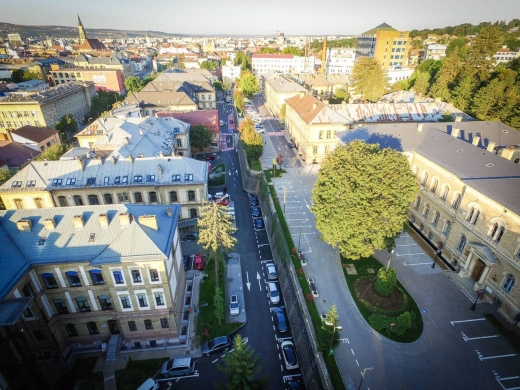 FOTO. Curtea Spitalului de Urgență, de nerecunoscut după modernizare