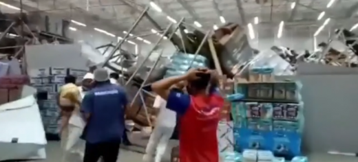 Accident MORTAL la supermarket! 