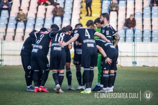 Focar de COVID-19 la Universitatea Cluj. Meciul cu Rapid a fost amânat 