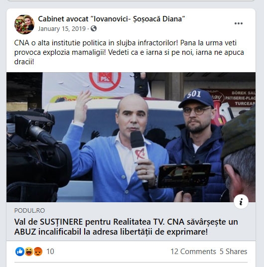 SURPRIZĂ. Diana Șoșoacă îi susținea pe Rareș Bogdan, Kovesi și USR. În vara lui 2020, „a schimbat macazul”