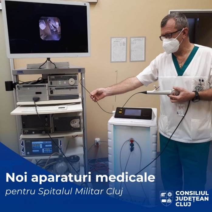 Aparaturi medicale de ultimă generație, la Spitalul Militar Cluj