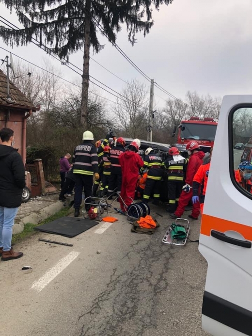 ACCIDENT GRAV în Dej! O femeie a ajuns la SPITAL cu multiple leziuni