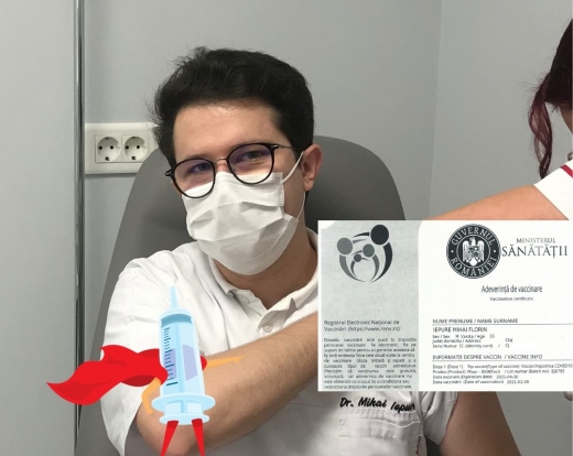 Un nou consilier în forul județean. E medic chirurg și primul consilier vaccinat!