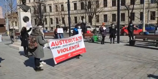 Femeile își fac vocile auzite. Proteste la Prefectura Cluj și la Guvern, de 8 Martie