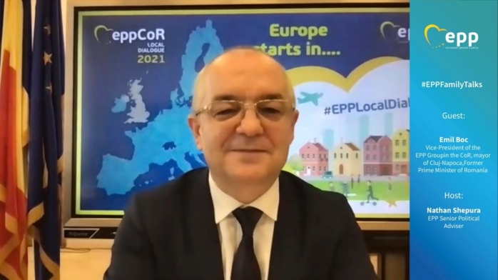 Emil Boc: „Uniunea Europeană va da tonul lumii post-pandemice”