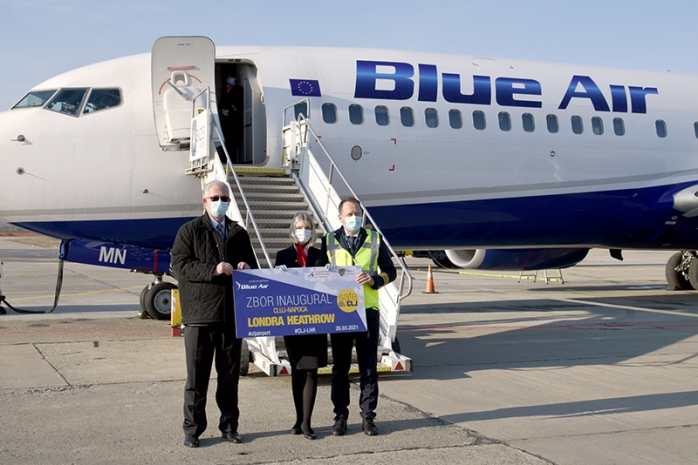 A fost inaugurat zborul Cluj-Londra Heathrow